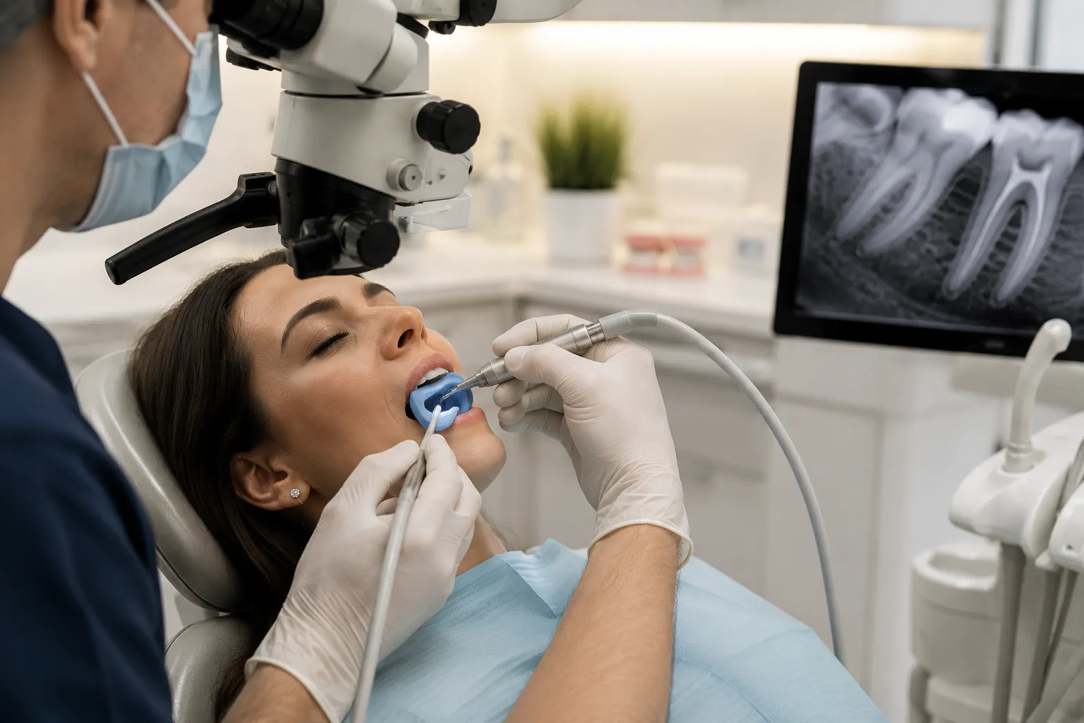 Painless root canal treatment at Kapoor's Safe Hands Dental, Gurugram